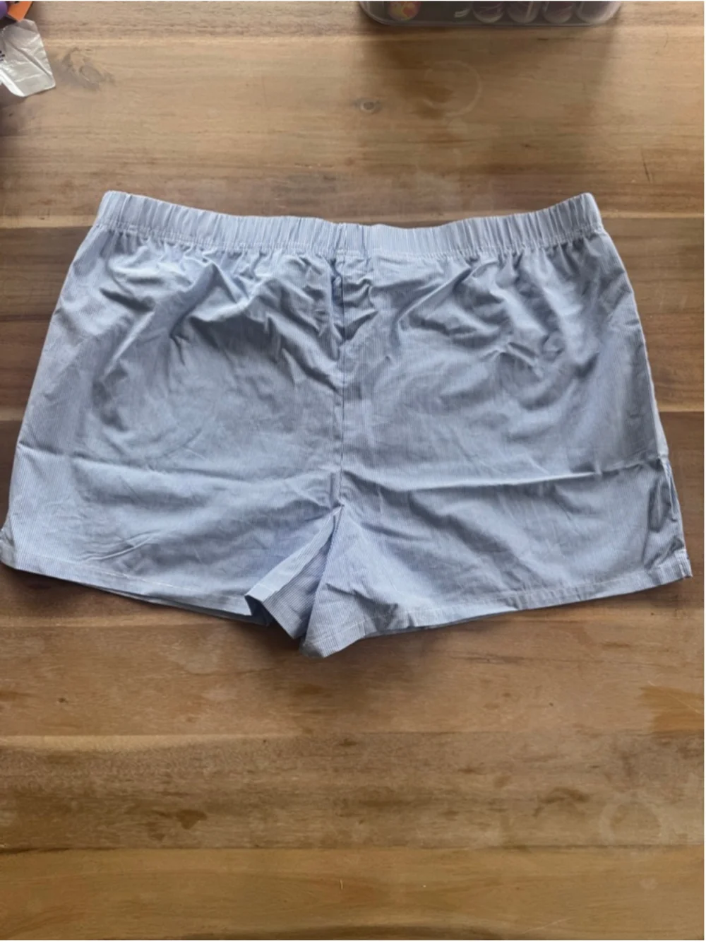Ford Men's Blue White Striped Boxers XL